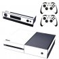 Vinyl Pure White Decals Skin Sticker For Microsoft Xbox 1 Console+ 2PCS Stickers+ Kinect Skin