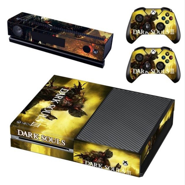 Dark Souls Vinyl Skin Sticker Full Body Cover Decals for XBOX ONE Console and Controller