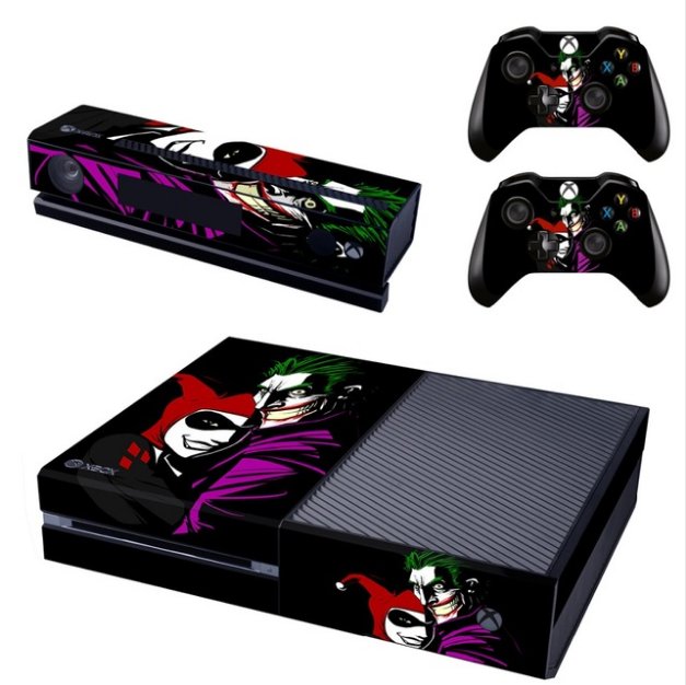 Joker Sticker Vinyl Decal Skins Sticker for Mircosoft XBOX ONE Console and Controller Skin Cover