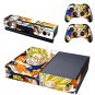 Dragon Ball Protective Decal Vinyl Skin Stickers Wrap Cover for Xbox One Console & 2 Controllers