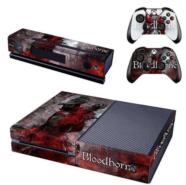 Bloodborne Full Protective Skin Sticker Cover Decal For Xbox 1 Console 