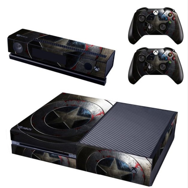 Captain America Skin Sticker Star Wars Vinyl Skins For Mircosoft XBOX ONE Console and Controller