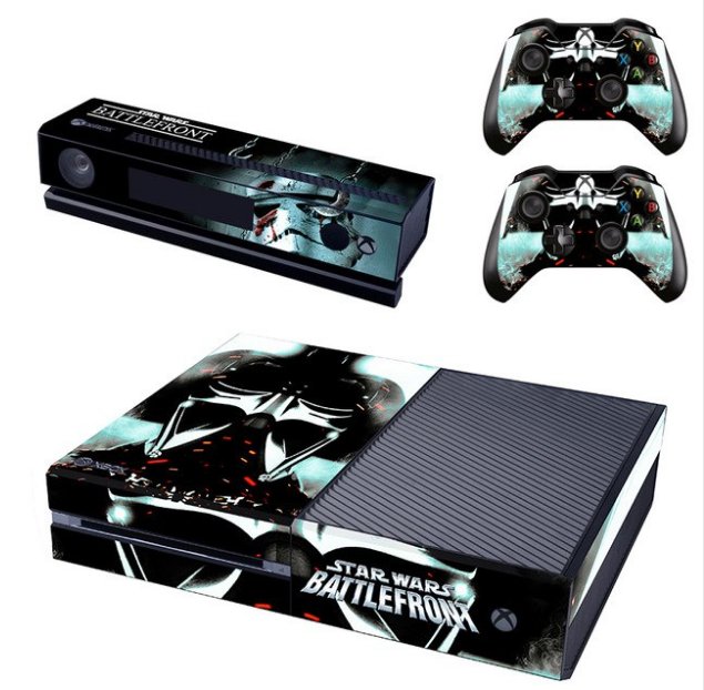 Protective Skins Full Body Vinyl Decal Skin Sticker For Xbox 1 Console+2 Controllers:Star Wars