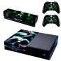 Designer Skin Sticker for Xbox One Console With Two Wireless Controller Decal:Venom