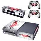 Batman Vinyl Skin Stickers Wrap Cover for Xbox One Console & 2 Controllers