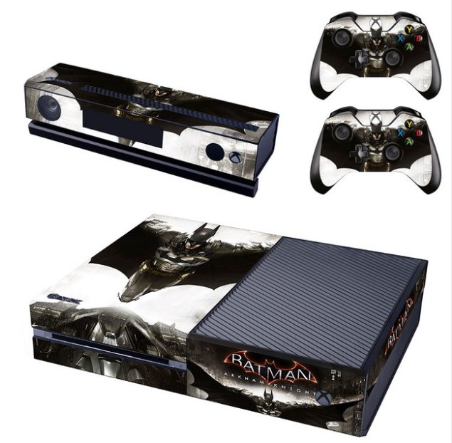 Batman The Dark Knight Vinyl Skin Sticker Cover Decal Protector for XBOX 1Console Kinect+2controller