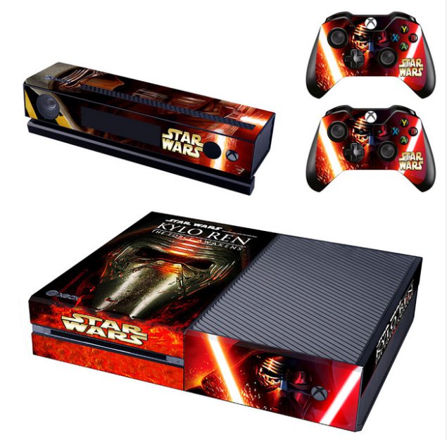 Star Wars Serios Vinyl Console+Controller Skins Sticker For Mircosoft XBOX 1 Console Skin&Kinect