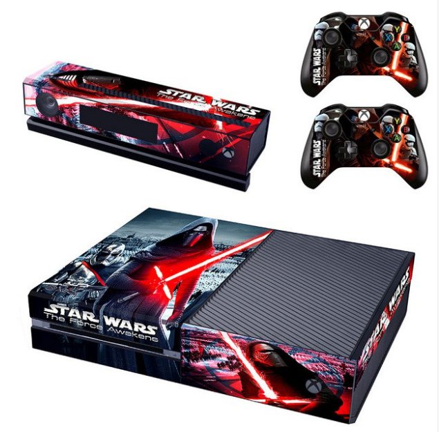 Star Wars Serios Vinyl Console+Controller Skins Sticker For Mircosoft XBOX 1 Console Skin&Kinect