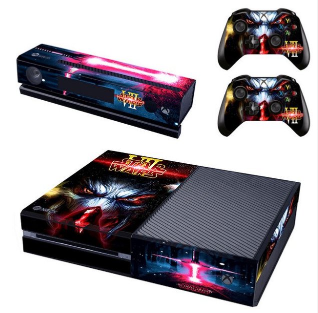 Star Wars Serios Vinyl Console+Controller Skins Sticker For Mircosoft XBOX 1 Console Skin&Kinect