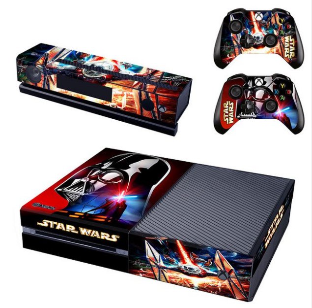Star Wars Serios Vinyl Console+Controller Skins Sticker For Mircosoft XBOX 1 Console Skin&Kinect