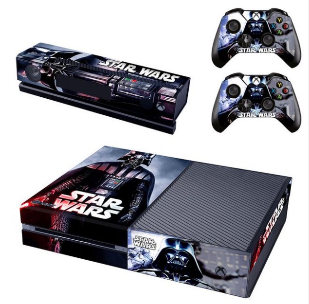 Star Wars Serios Vinyl Console+Controller Skins Sticker For Mircosoft XBOX 1 Console Skin&Kinect