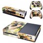 For Microsoft XBOX 1 console Street Fighter ticker Decal+2 Controller Skins sticker