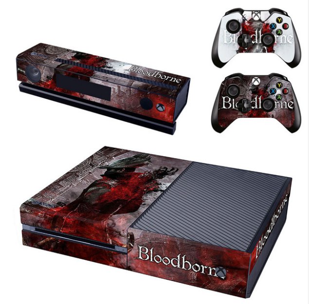 Bloodborne Controller Cover Skin Sticker for Xbox 1 Controller Console Decal For Kinect Decorative