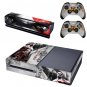 Kratos Designer Skin Sticker for Xbox One Console with Two Free Wireless Controller Decals