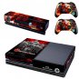 New For Xbox One Console & 2 Controllers Skin Stickers Gears of War Ultimate Edition