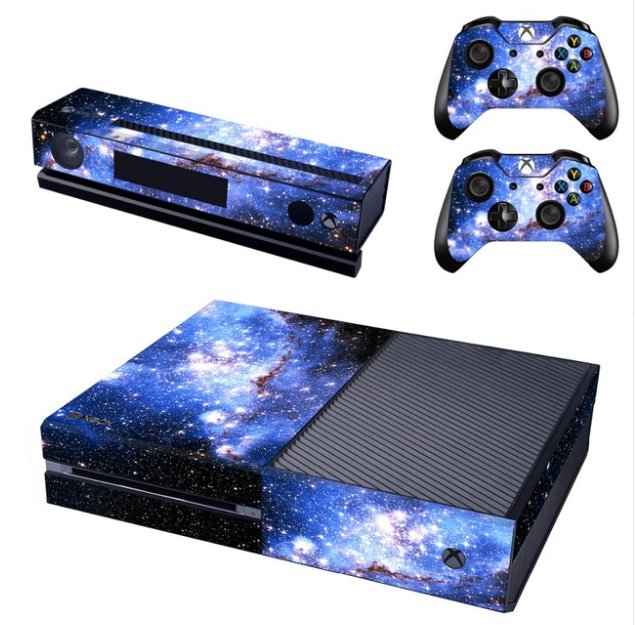 Star Sky Decal Controller and Console Skin Sticker for Mircosoft XBOX ONE Skins Whole Body Cover