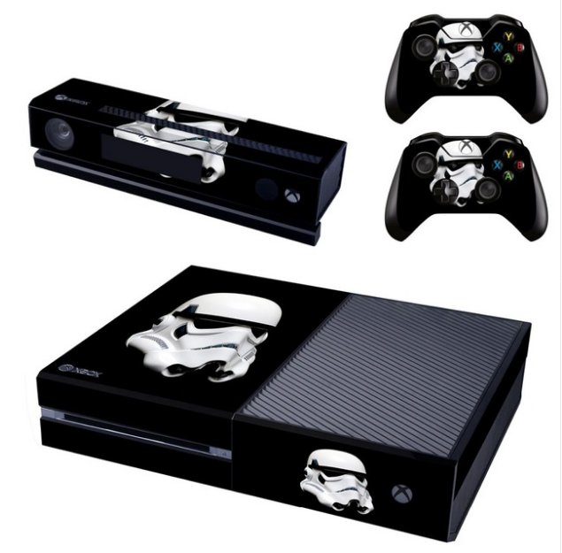 Star Wars Vinyl Decals Skins For XBOX 1 Console+2PCS PVC Decal Kinrct Controller Stickers Cover
