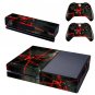 DeadPool Vinyl Skins Dead Pool Skin Sticker for XBOX ONE Console and Controller Stickers Cover