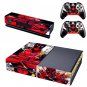Dead Pool Vinyl Skin Sticker Design For Mircosoft XBox 1 Console Skins+2PCS Decals Of Controller