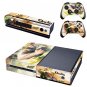 Street Fighter Full Protective Skin Sticker Cover Decal for XBOX 1 Console Kinect+2 controller skins