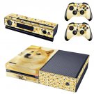 Designer Skin Sticker for the Xbox 1 Console+2Wireless Controller Decals-Many Dog Design