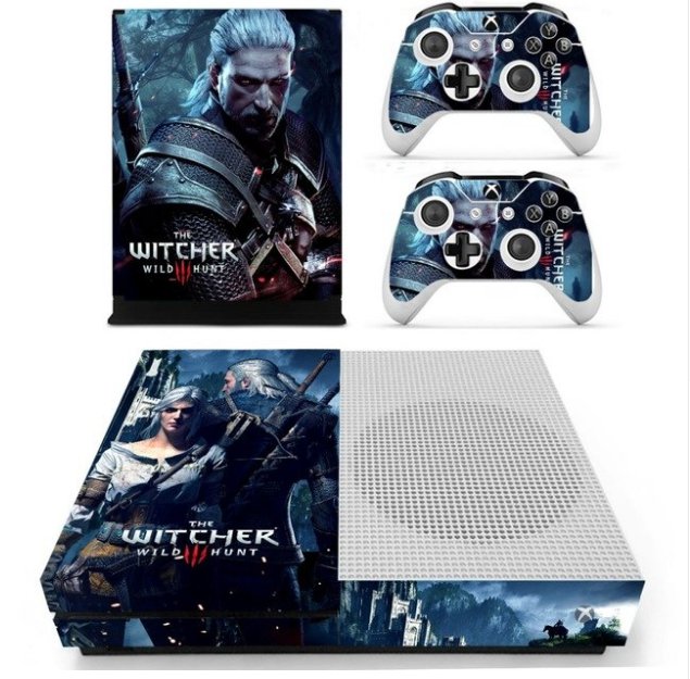 The Witcher Vinyl Cover Decal Skin Sticker For Xbox1 S Slim Console 2 Controller Skins Stickers