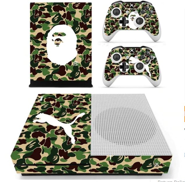 Vinyl Controller+Console Skin Multi Color Skins Sticker For Mircosoft XBOX ONE Controllers