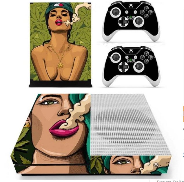 Vinyl Controller+Console Skin Multi Color Skins Sticker For Mircosoft XBOX ONE Controllers