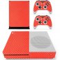 Red Carbon Fiber Controller Skins Console Sticker For XBox One Slim