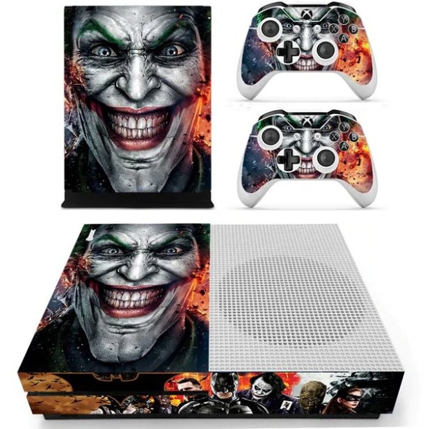 Batman Series:Joker Controller+Console Skin Vinyl Decal Sticker For Mircosoft XBOX 1 Full Body Cover
