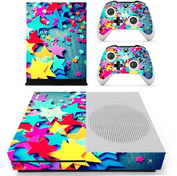Multi Color Decal Controller+Console Skin Sticker Full Body Cover Skins For Mircosoft XBOX 1