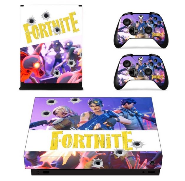 F Game Sticker Vinyl Decal Skins for XBOX 1 X Console Skin+2Controller Stickers Cover