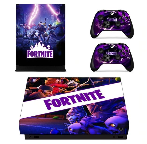 F Game Sticker Vinyl Decal Skins for XBOX 1 X Console Skin+2Controller Stickers Cover