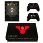 Destiny 2 Vinyl Skin Decals Sticker Kit for XBOX 1 X Console+2Wireless Controller Skins Full Cover