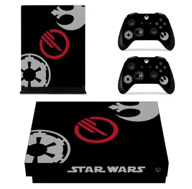 Star Wars Vinyl Cover Decal Xbox 1 X Skin Sticker For Xbox 1 X Console 2 Controller Protective Skins