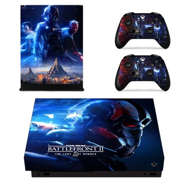 Star Wars Vinyl Cover Decal Xbox 1 X Skin Sticker For Xbox 1 X Console 2 Controller Protective Skins