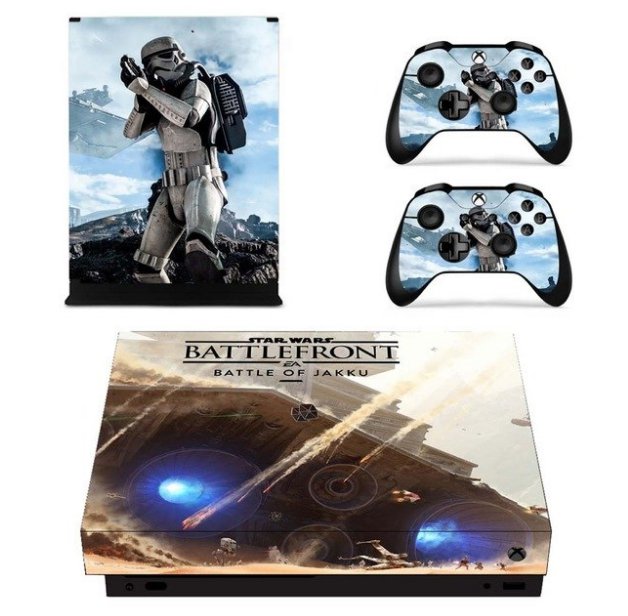 Star Wars Vinyl Cover Decal Xbox 1 X Skin Sticker For Xbox 1 X Console 2 Controller Protective Skins