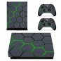 New Vinyl Decal Cover Protective Warp Skin for XBOX 1 X Console Skin+2Controllers