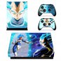 for XBOX 1 X Full Body Cover Sticker Dragon Ball Decals Skins for XBOX 1 X Console+2Controllers