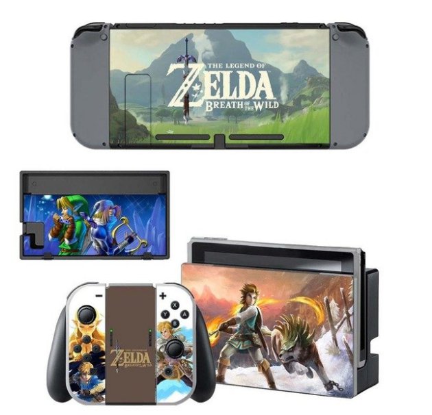 NS Game Skin Switch Console Sticker Vinyl Decal Skins Kit for Nintendo Switch Console+Controller