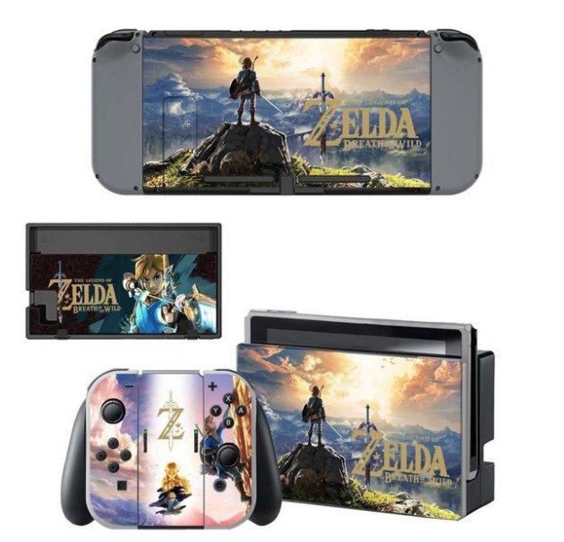 NS Game Skin Switch Console Sticker Vinyl Decal Skins Kit for Nintendo Switch Console+Controller