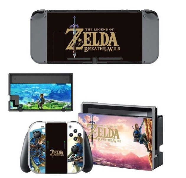 NS Game Skin Switch Console Sticker Vinyl Decal Skins Kit for Nintendo Switch Console+Controller