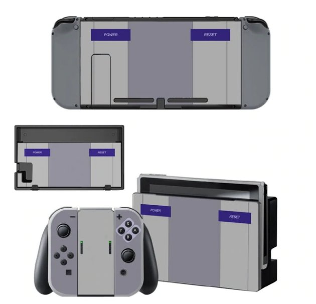 Gray Vinyl Decal Sticker Nintend Switch Skin Stickers for Nintendo Switch Console+Controller Skins