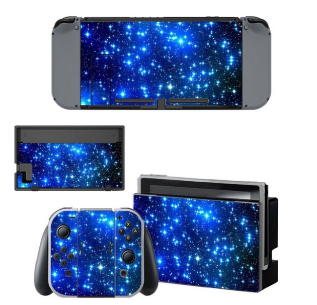 Sky Vinyl Skin NS Game Console Sticker and Controller Skins for Nintend Switch