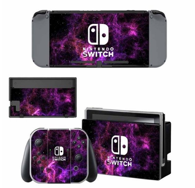 Night Sky Vinyl Decal Skin Nintend Switch Decal Sticker for Nintendo Switch Console+Controller
