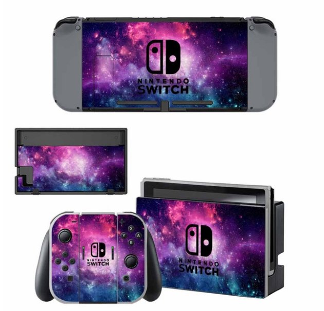 Night Sky Vinyl Decal Skin Nintend Switch Decal Sticker for Nintendo Switch Console+Controller