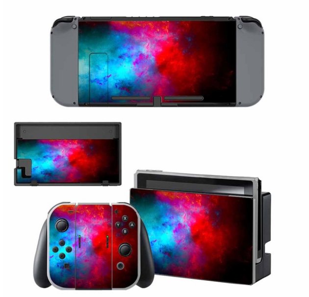 Night Sky Vinyl Decal Skin Nintend Switch Decal Sticker for Nintendo Switch Console+Controller