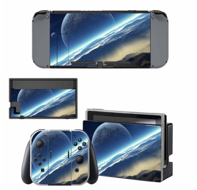 Night Sky Vinyl Decal Skin Nintend Switch Decal Sticker for Nintendo Switch Console+Controller