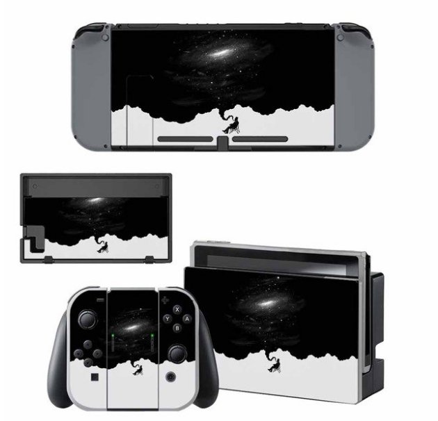 Night Sky Vinyl Decal Skin Nintend Switch Decal Sticker for Nintendo Switch Console+Controller