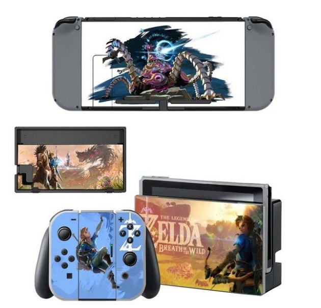 Ninted Switch Vinyl Decal Skin Sticker for Nintendo Switch NS Game Console+Controller Skins